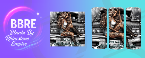 Tattoo Girl 20 OZ Sublimation Print