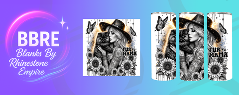Tattoo Girl 20 OZ Sublimation Print