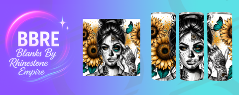 Tattoo Girl 20 OZ Sublimation Print