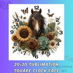 Horse, Floral