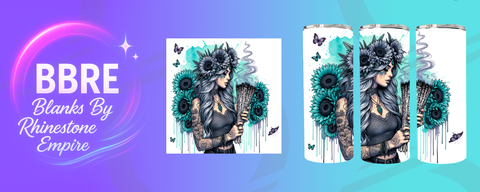 Tattoo Girl 20 OZ Sublimation Print