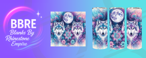 Wolf 20 OZ Sublimation Print