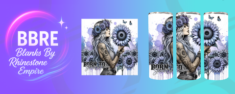 Tattoo Girl 20 OZ Sublimation Print