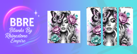 Tattoo Girl 20 OZ Sublimation Print