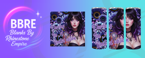 Tattoo Girl 20 OZ Sublimation Print