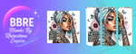 Tattoo Girl 20 OZ Sublimation Print
