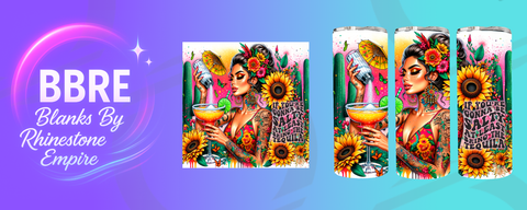 Tattoo Girl 20 OZ Sublimation Print
