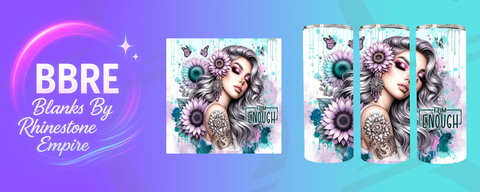 Tattoo Girl 15 OZ Sublimation Print