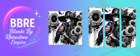 Tattoo Girl 20 OZ Sublimation Print