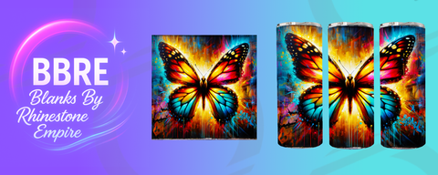 Butterfly 20 OZ Sublimation Print