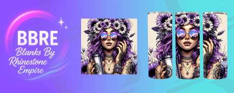 Tattoo Girl 20 OZ Sublimation Print