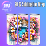 Butterfly 20 OZ Sublimation Transfer