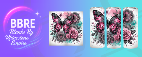 Butterfly 20 OZ Sublimation Print