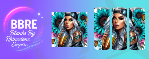 Tattoo Girl 15 OZ Sublimation Print
