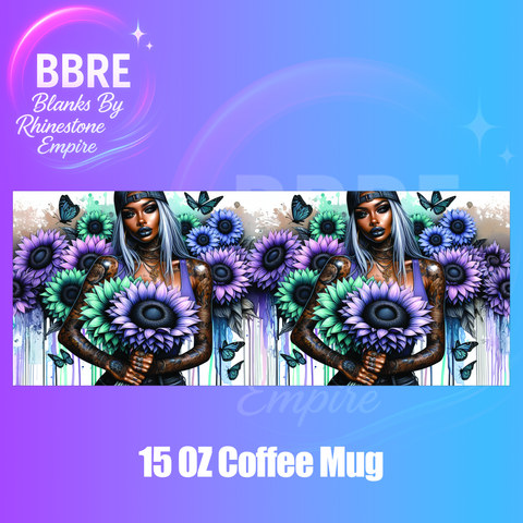 Tattoo Girl 15 OZ Cup Wrap