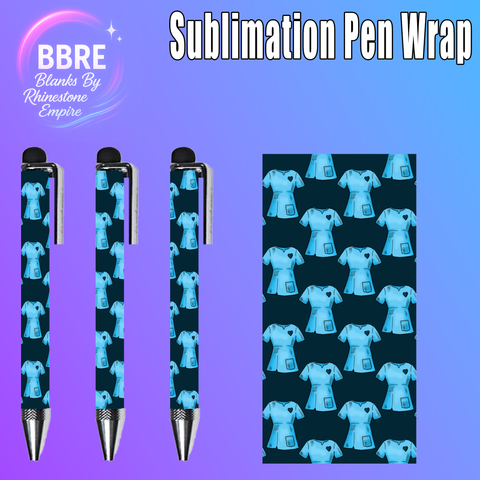 Nurse Sublimation Pen Wrap