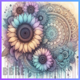 Floral Butterflies 20 OZ Wrap