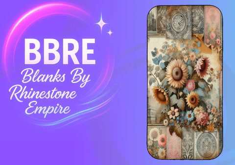 Floral Sublimation Phone Wrap