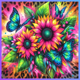 Flower And Butterfly 20 OZ Wrap