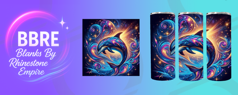 Dolphin 20 OZ Sublimation Print