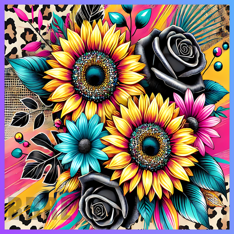 Floral Butterflies 20 OZ Wrap