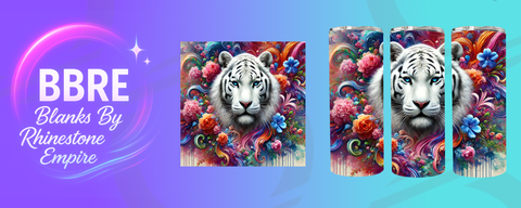 Tiger 20 OZ Sublimation Print
