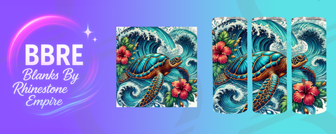 Turtle 20 OZ Sublimation Print