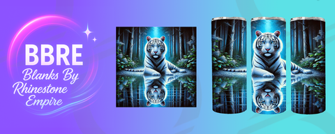 Tiger 20 OZ Sublimation Print