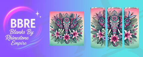 Elephant 15 OZ Sublimation Print