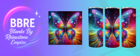 Butterfly 20 OZ Sublimation Print