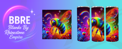 Bee 20 OZ Sublimation Print