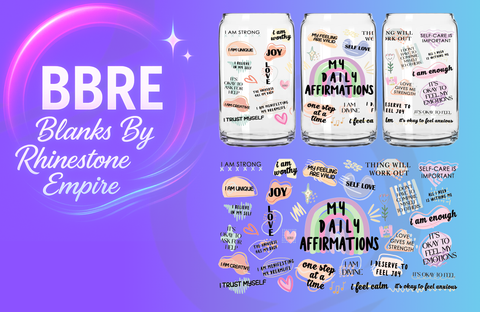 Positive Affirmation UV-DTF Transfer