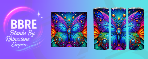 Butterfly 20 OZ Sublimation Print
