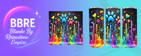 Paw Print 15 OZ Sublimation Print