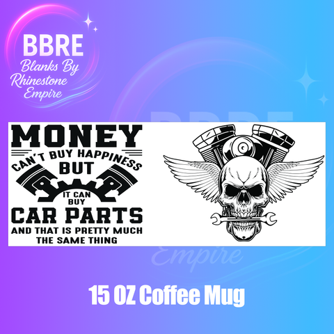 Car 15 OZ Cup Wrap