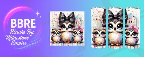 Owl 20 OZ Sublimation Print