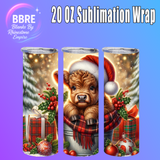 Christmas 20 OZ Sublimation Transfer