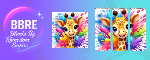 Girraffe 20 OZ Sublimation Print