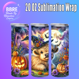 Halloween 20 OZ Sublimation Transfer