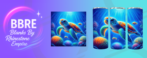 Turtle 20 OZ Sublimation Print
