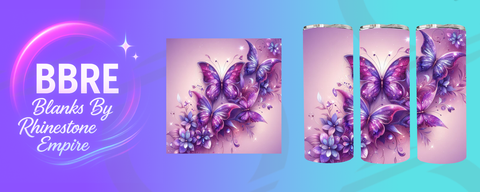 Butterfly 20 OZ Sublimation Print
