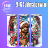 Christmas 20 OZ Sublimation Transfer
