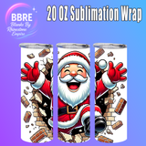 Christmas 20 OZ Sublimation Transfer