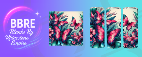 Butterfly 20 OZ Sublimation Print
