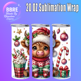 Christmas 20 OZ Sublimation Transfer