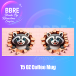 Raccoon 15 OZ Cup Wrap