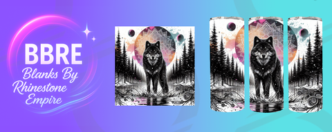Wolf 20 OZ Sublimation Print