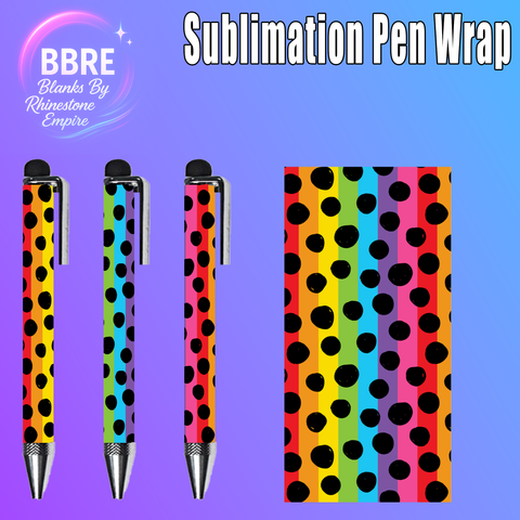 Leopard Print Sublimation Pen Wrap