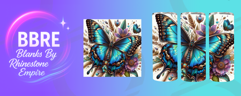 Butterfly 20 OZ Sublimation Print