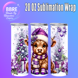 Christmas 20 OZ Sublimation Transfer